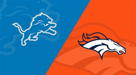 Lions vs broncos - Watch live postgame coverage from the Detroit Lions' Week 15 game vs. the Denver Broncos featuring:🔹Dan Campbell press conference🔹Jared Goff press conferen...